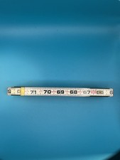 Vintage Lufkin 966 Red End Two Way 72" Wooden Folding Rule - Made in U.S.A.