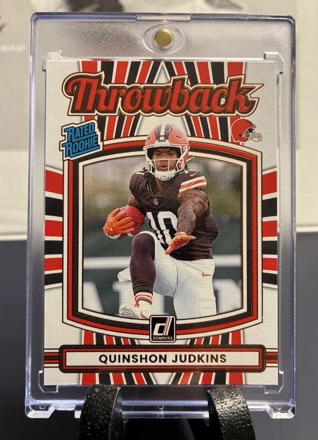2025 Panini Donruss - Rated Rookies Throwbacks Quinshon Judkins #26 (RC)