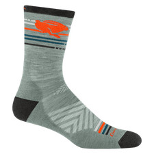 Darn Tough 1041 Seafoam Men's Pacer Micro Crew Ultra-Lightweight Running Sock