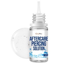 Piercing Aftercare Drops - Saline Solution Natural Keloid Bump Removal - Ear ...