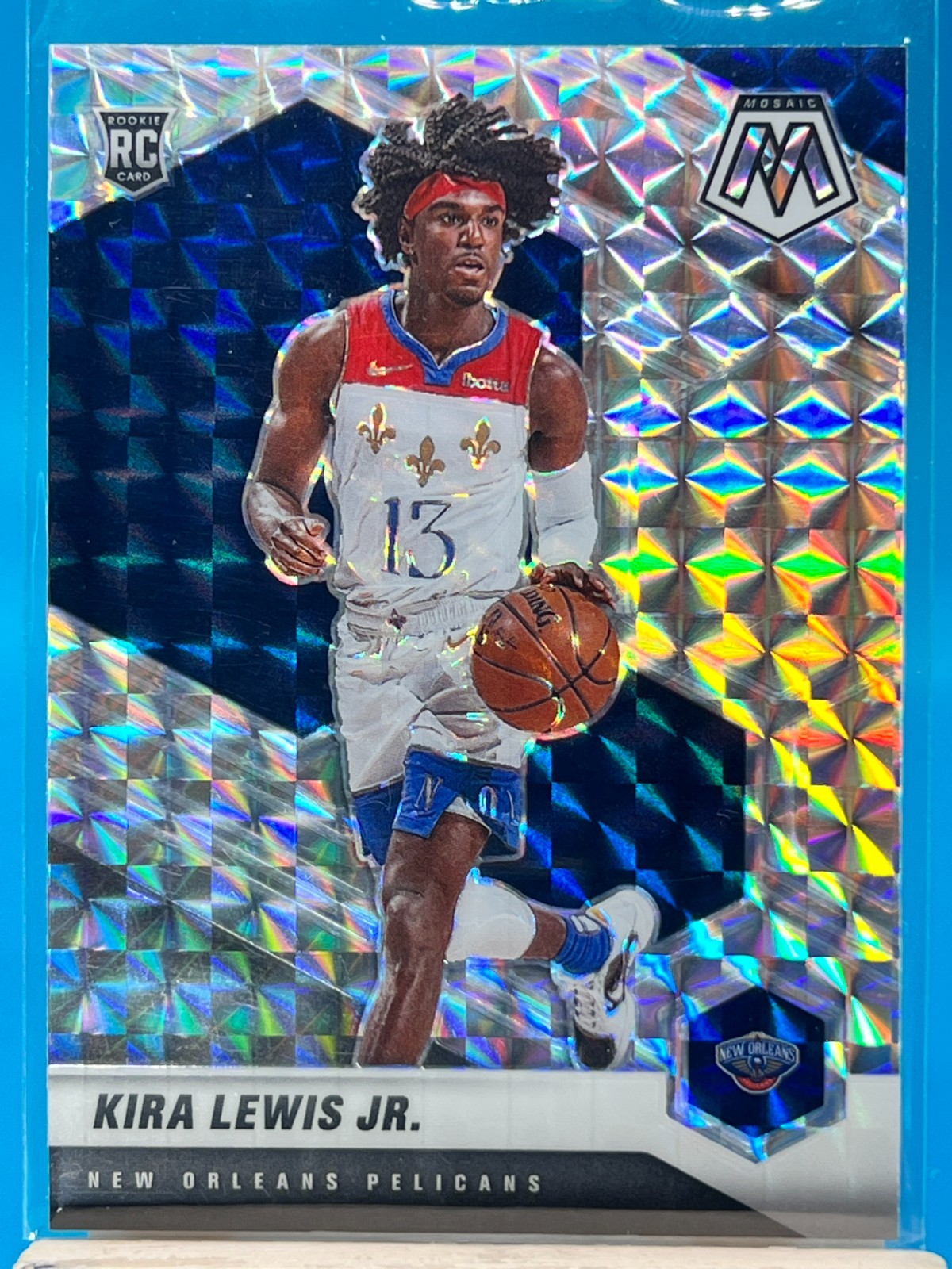 2020-21 Panini Mosaic - Rookie Kira Lewis Jr. #224 Silver Prizm (RC)