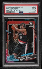 2023 Donruss Optic Rated Rookie Choice Nebula Prizm 1/1 Rayan Rupert PSA 9 14t3
