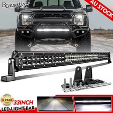 15 20 24 28 32 42 48 2-row Led Light Bar Spot Flood Driving Truck Suv Offroad