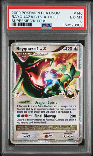Rayquaza C LV.X graded PSA 6 for sale on eBay