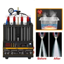 AUTOOL Fuel Injector Cleaner Tester Ultrasonic Injector Cleaning Heating Machine