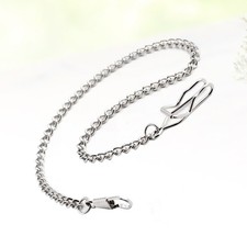 Pocket Watch Chain Vintage Metal Watch Holder For Belt And Jean Decoration