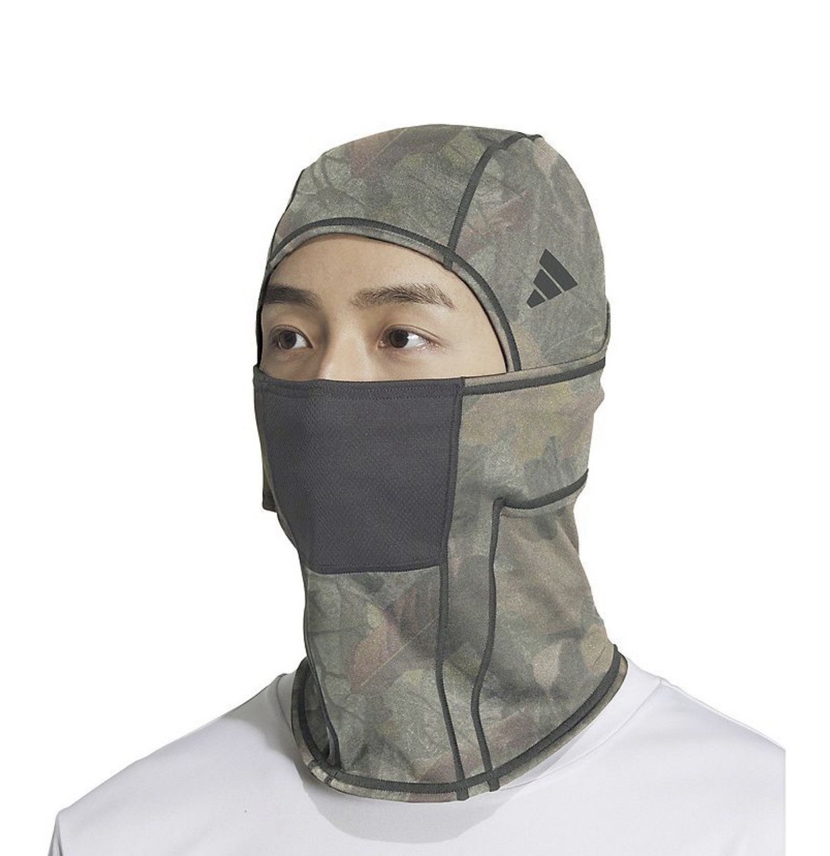 Adidas Alphaskin III Balaclava Camo Hood Reflective Ski Mask | New