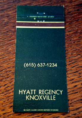 Vintage Matchbook: Hyatt Regency, Knoxville, TN