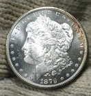 1879-s Morgan Silver Dollar Brilliant Uncirculated Cameo With Mirrors