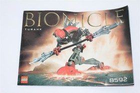 LEGO Bionicle "RAHKSI TURAHK" #8592 - Retired 2003 - with Manual + Canister