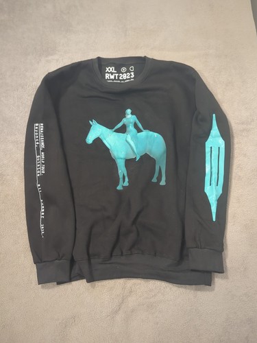 Beyonce Shirt Mens XXL Black Renaissance World Tour Concert 2023 Sweatshirt
