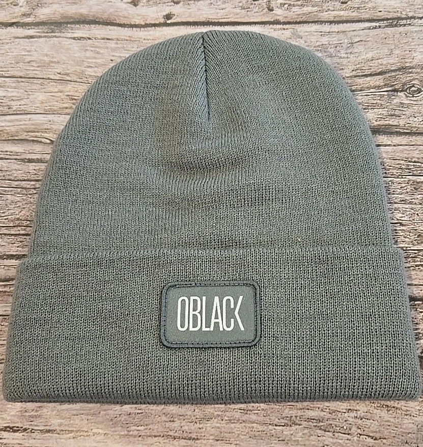 Oblack Gray Beanie Hat Adult Size New Without Tags (211)
