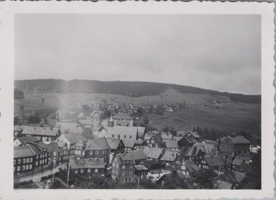 Photo, view of Schmiedefeld Rennsteig Thuringia 1937 D/106