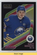 2023-24 O-Pee-Chee Platinum Retro Pack Wars Black Variant Zach Benson READ 16wz