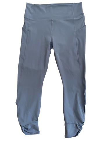 NWT!! Fabletics Oasis PureLuxe High-Waisted Twist Leggings 7/8 Pockets Sz Large - Picture 2 of 7