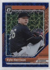 2024 Panini Donruss Optic Blue Velocity Prizm Kyle Harrison #63 z2n