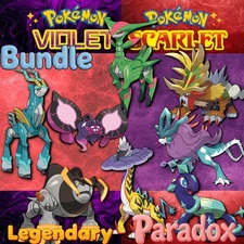 🌟LEGENDARY PARADOX BUNDLE  8 TOTAL UNTOUCHED 🌟 FOR POKEMON SCARLET & VIOLET