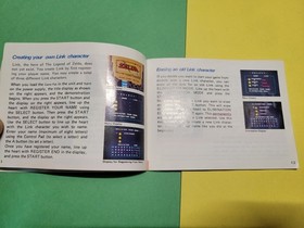The Legend of Zelda Nintendo NES solo manuale ~ libretto istruzioni ~ 