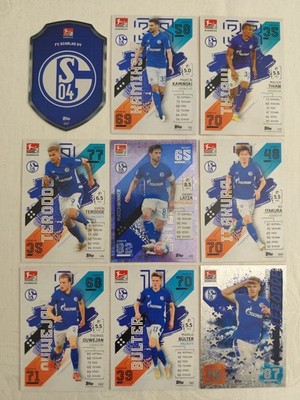 Match Attax Bundesliga 21/22 Team Set FC Schalke 04 Alle 9 Karten Full 2021/2022