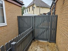 Recycled Plastic Fence Slats Rot Proof Timber Alternative, Flat top