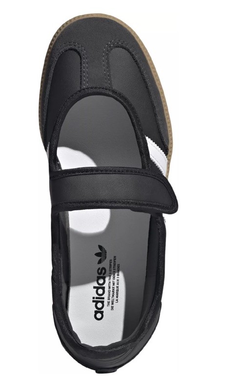 Big Kids' adidas Originals Samba Jane Casual Shoes Black/White/Gum JR7437 001 thumbnail 2