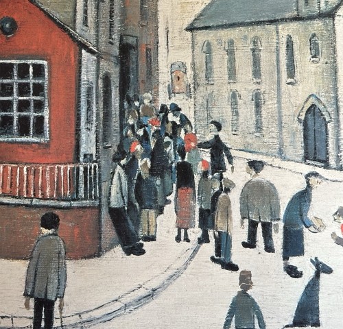 A Street In Clitheroe Print by L. S. Lowry (1887-1976) Medici Society Print 1978 - Picture 19 of 20
