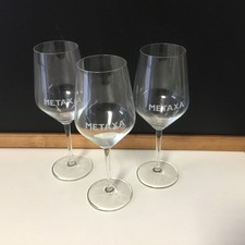 3 Metaxa Gläser NEU ohne Eichstrich 