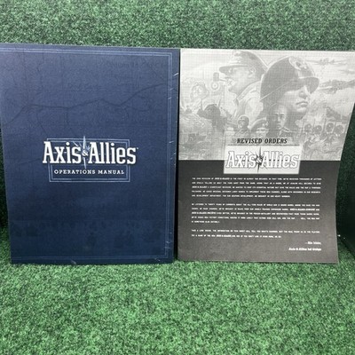 Axis and Allies Operations Manual Plus Revised Orders Rules Booklet Lot