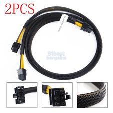 2PCS 10pin to 6 6pin Power Adapter Cable For HP ProLiant DL380 G8 G9 GPU 50CM
