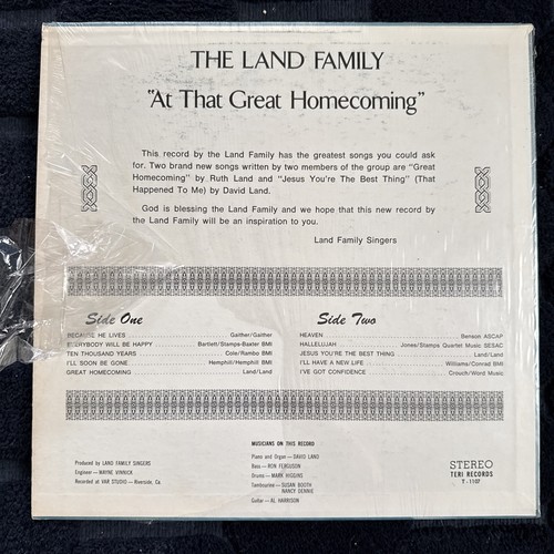 The Land Family- At That Great Homecoming- Rare Private Press Lp - Picture 2 of 2