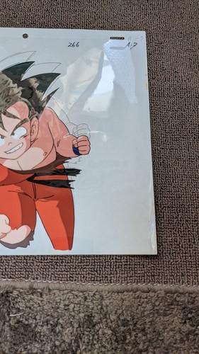 Dragon Ball Cell Gemälde Bild mit Video Son Goku Original Gemälde Japan - Bild 5 von 6