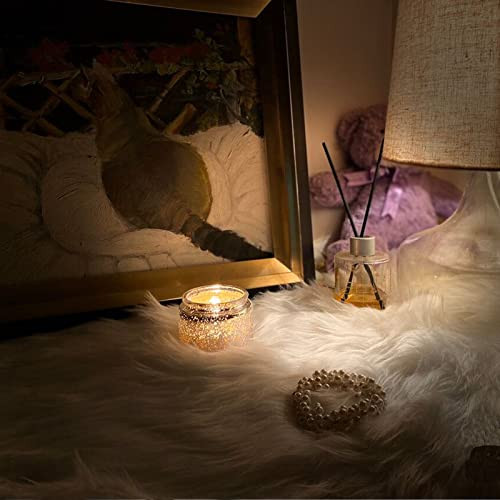 Christmas Table Runner, Thanksgiving Modern Small White Fur Table Runner for - Picture 3 of 7
