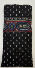 Very Rare VTG Vera Bradley INDIANA 1990 Black Eyeglass Case Made in USA EUC