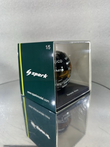 Casco Fernando Alonso Aston Martin British GP 2024 Escala 1/5 SPARK - Imagen 10 de 11