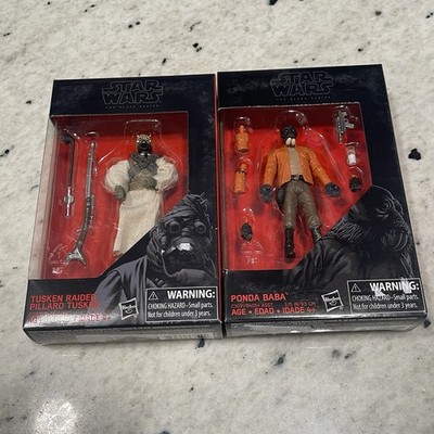 Star Wars The Black Series Ponda Baba & Tusken Raider Pillard Figure 3.75'' 2016