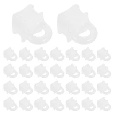 200 Pcs Curtain Track Gliders Hooks for Drapes System Runner Plastic