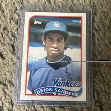 Deion Sanders #110T [Rookie] 1989 Topps Traded