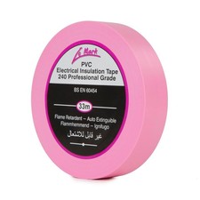 Le Mark PINK PVC Electrical Tape 33m x 19mm