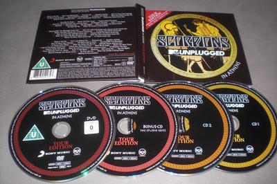 Scorpions - MTv Unplugged In Athens 3 CD & DVD Tour Edition Digibook