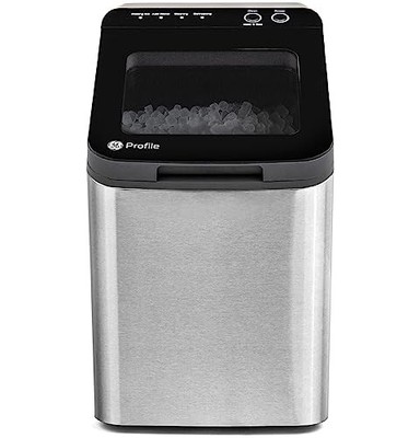 GE PROFILE OPAL 1.0 NUGGET ICE MAKER COUNTERTOP PEBBLE ICE MAKER STAINLESS STEEL