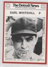1981 Detroit News Tigers Boys of Summer 100th Anniversary Earl Whitehill #31 h3a