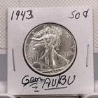 BU 1943 (P) Walking Liberty Half Dollar Uncirculated 90% Silver GEM  Beauty