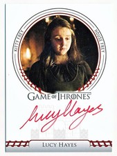 Game of Thrones Legends of the Realm Lucy Hayes Sigil Autograph Auto #NNO