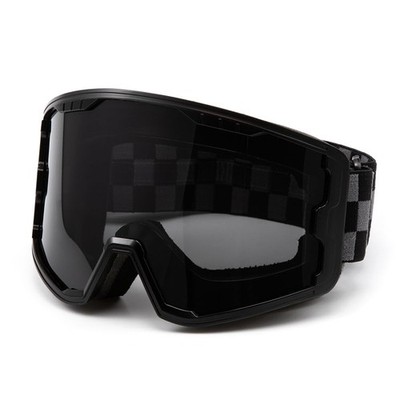 APEBAZY Motorradbrille - Dirt Bike ATV One Size, schwarzes Gestell graues Blatt 