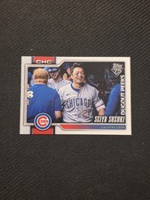 2026 Topps Series 1 Celebration Seiya Suzuki #217 Dugout Peeks SSP Case Hit Cubs