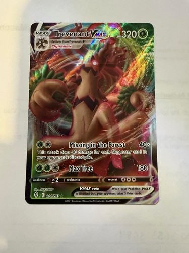 Trevenant VMAX 014/203 Holo Ultra Rare Evolving Skies Pokemon Near Mint
