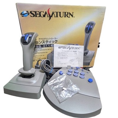 SEGA Saturn Mission Stick HSS-0114 Analog Controller Japan Boxed Excellent Untes