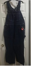 SEARS  ROEBUCK BIB OVERALLS BLUE DENIM JEANS 42 x 30 NWT made USA