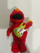 Elmo Rock And Rhyme Guitar Sesame Street Talking And Singing 14 Inch Plush Toy