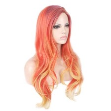 Costume Women Wigs Long Hair Cosplay Wig Spiral Curly Wavy Wigs for Wedding P...